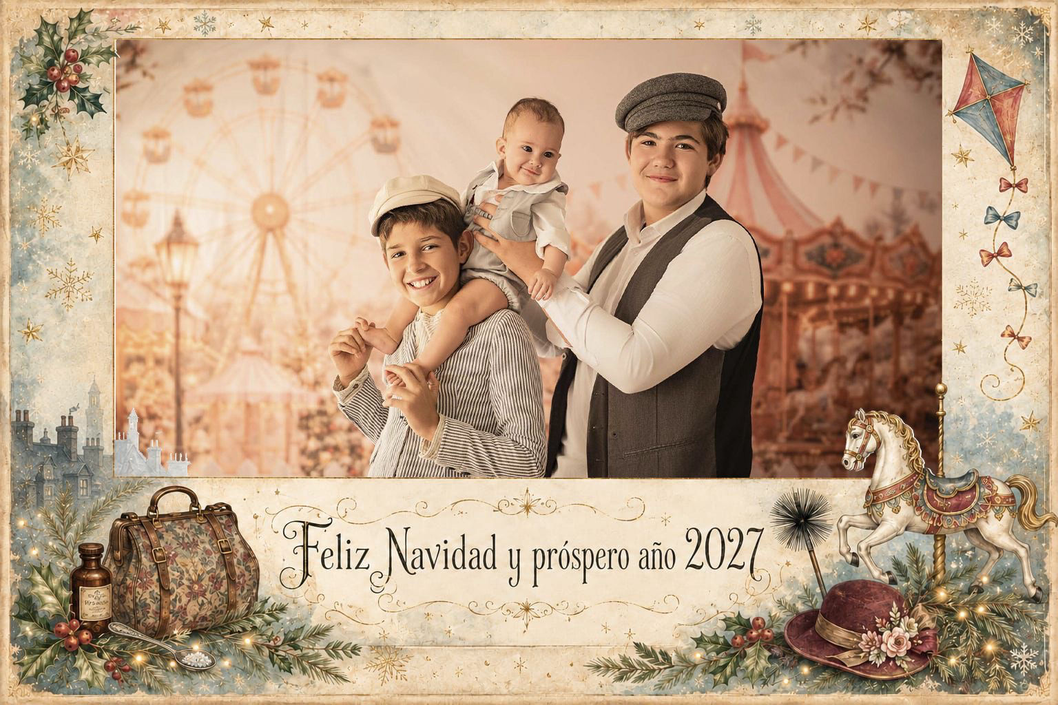 calendario 2027 fotografia infantil de navidad sevilla