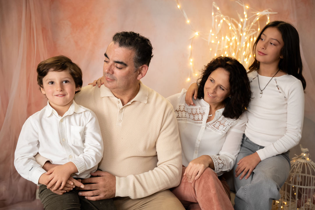 sesion de fotos en familia estudio erase una vez la luz
